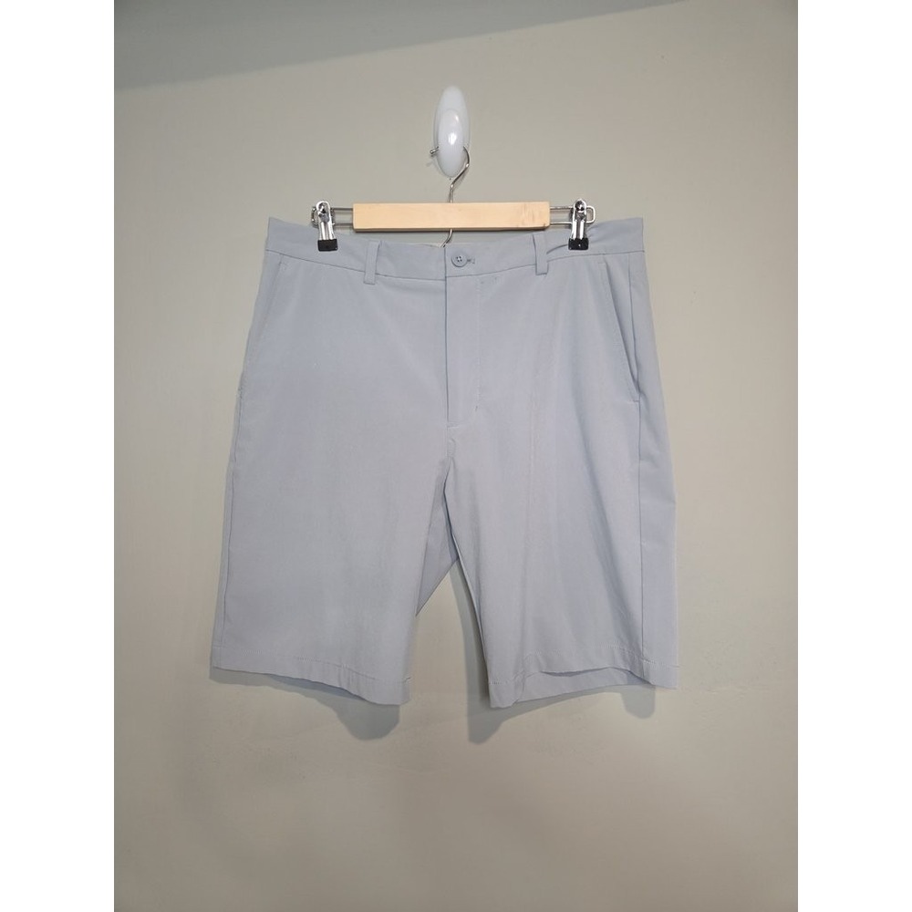 Vineyard Vines Golf Performance Shorts Mens 34 Gray Stretch Flat Front On-The-Go